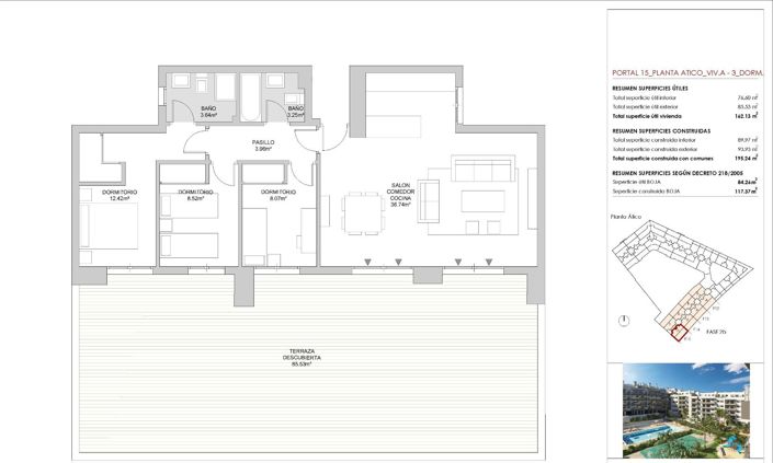 Image No.34-3 Bed Apartment for sale