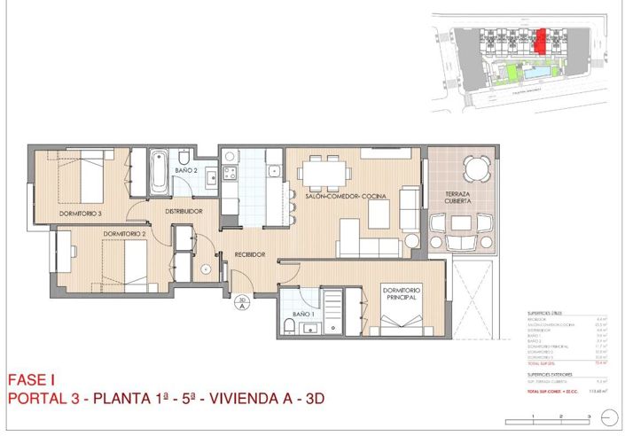 Image No.12-3 Bed Apartment for sale
