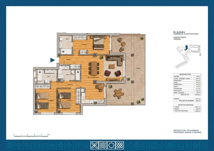 Image No.29-3 Bed Apartment for sale