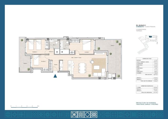 Image No.28-3 Bed Apartment for sale