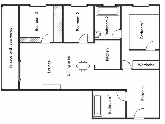 Image No.18-3 Bed Apartment for sale
