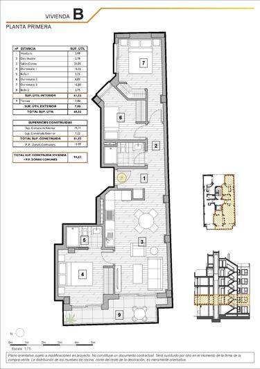 Image No.18-3 Bed Apartment for sale