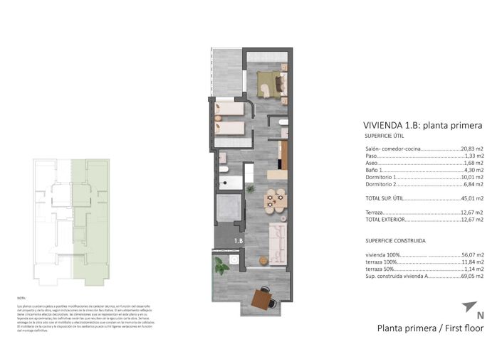 Image No.22-2 Bed Apartment for sale