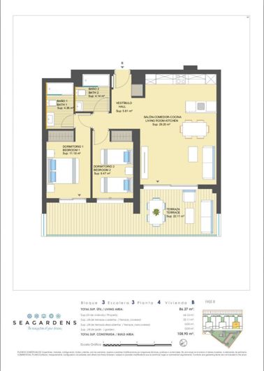 Image No.30-2 Bed Apartment for sale
