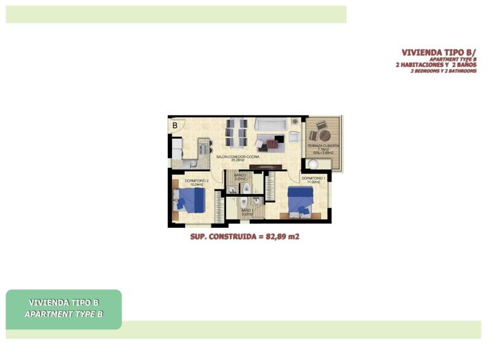 Image No.9-2 Bed Apartment for sale