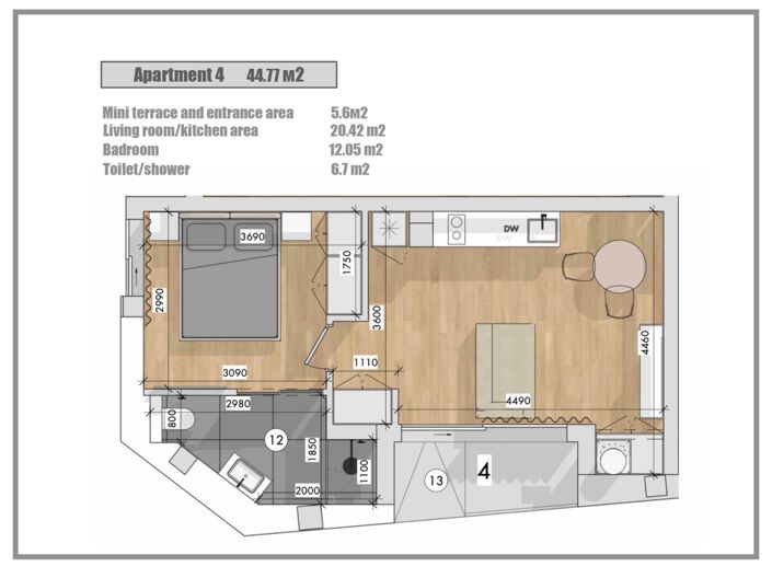 Image No.20-Appartement de 1 chambre à vendre à Torrevieja