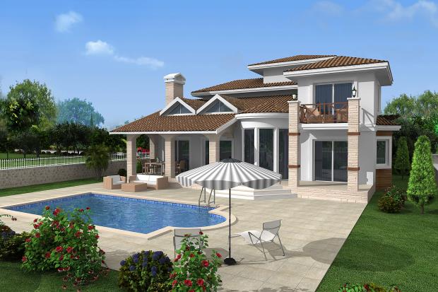 Image No.2-Bungalow de 4 chambres à vendre à Kemer