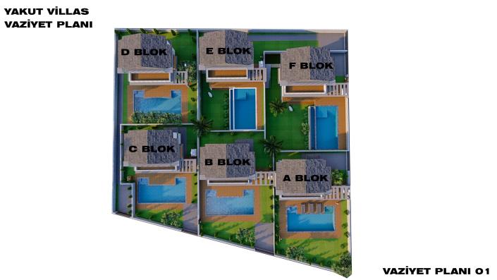 Image No.6-Villa / Détaché de 4 chambres à vendre à Ovacik