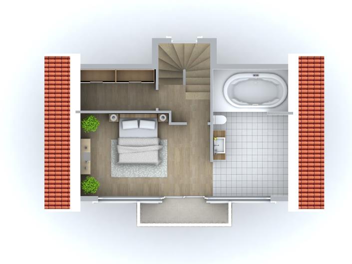 Image No.5-Villa / Détaché de 4 chambres à vendre à Ovacik