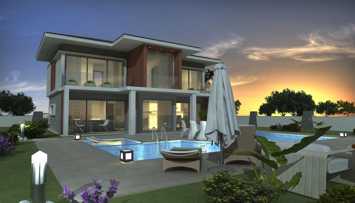 Image No.6-Villa / Détaché de 4 chambres à vendre à Ovacik