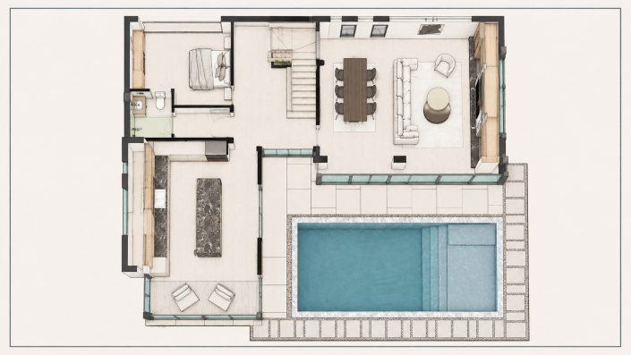 Image No.7-Villa / Détaché de 4 chambres à vendre à Akarca