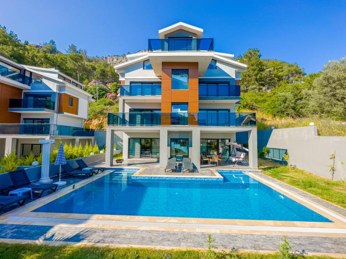 Image No.2-Villa / Détaché de 4 chambres à vendre à Göcek