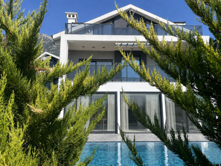Image No.3-Villa / Détaché de 4 chambres à vendre à Hisaronu
