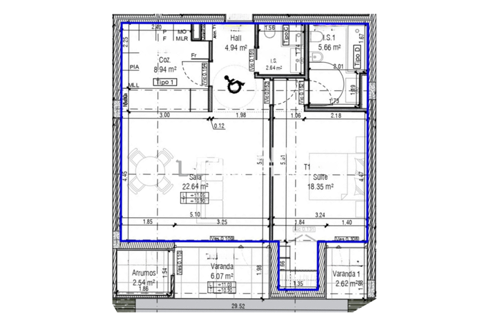 Image No.19-1 Bed Apartment for sale