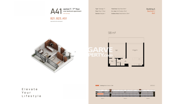Image No.25-1 Bed Property for sale