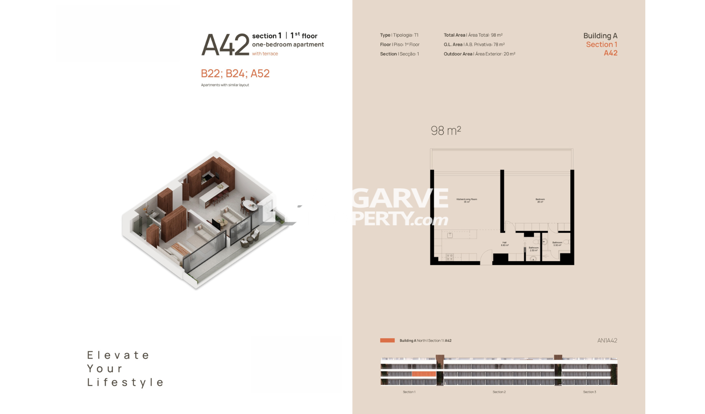 Image No.25-1 Bed Property for sale