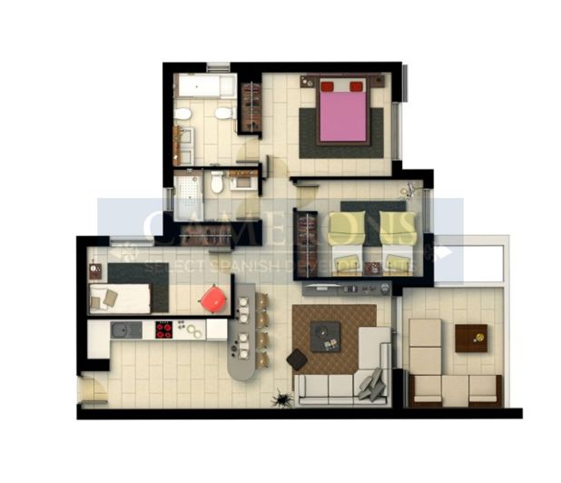 Image No.16-3 Bed Apartment for sale