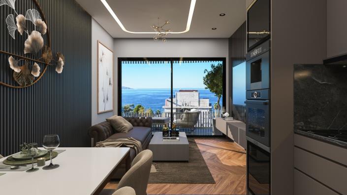 Image No.1-Appartement de 1 chambre à vendre à Kusadasi