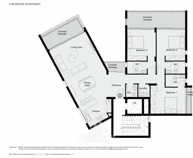 Image No.4-3 Bed Apartment for sale