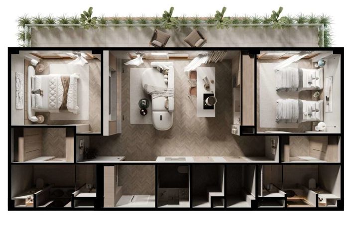 Image No.20-Maison de ville de 2 chambres à vendre à Sainte Lucie