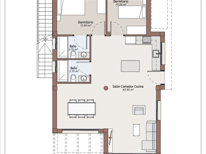 Image No.18-Villa de 3 chambres à vendre à Vera Playa