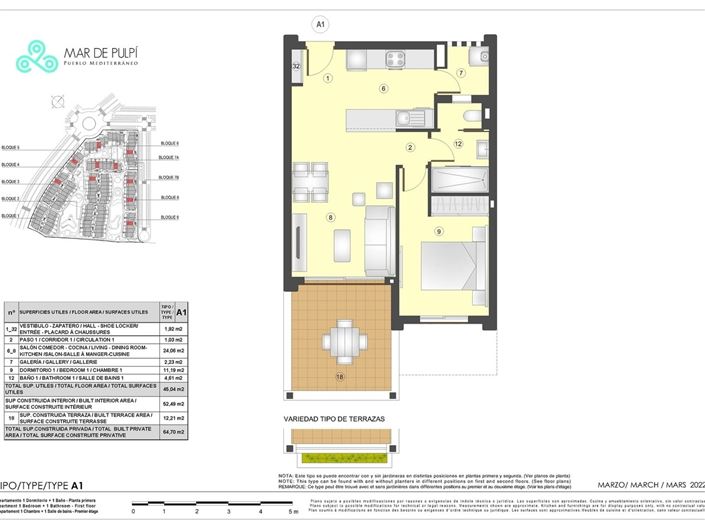 Image No.7-Appartement de 1 chambre à vendre à San Juan De Los Terreros