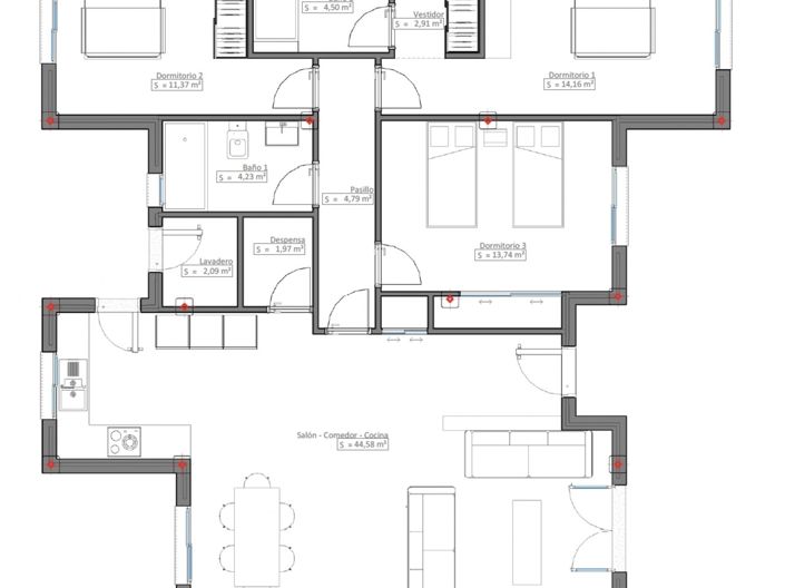 Image No.6-3 Bed Villa for sale