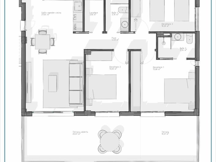 Image No.16-3 Bed Apartment for sale