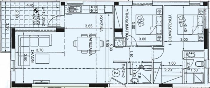Image No.4-Appartement de 2 chambres à vendre à Paralimni