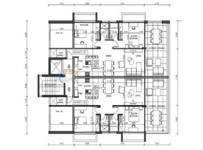 Image No.5-Appartement de 2 chambres à vendre à Germasogeia
