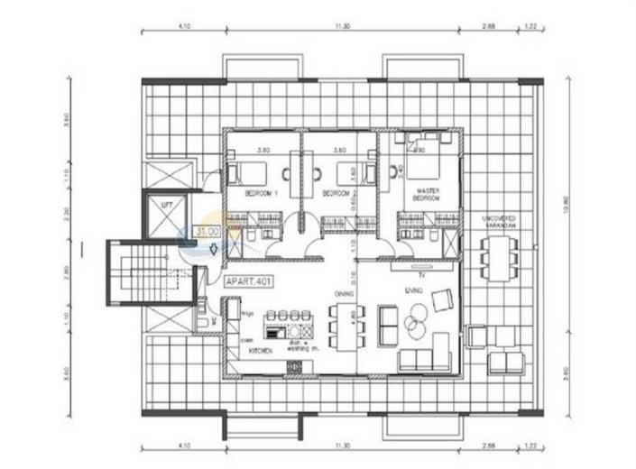 Image No.6-Appartement de 2 chambres à vendre à Germasogeia