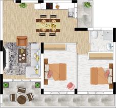 Image No.5-Appartement de 3 chambres à vendre à Agios Athanasios