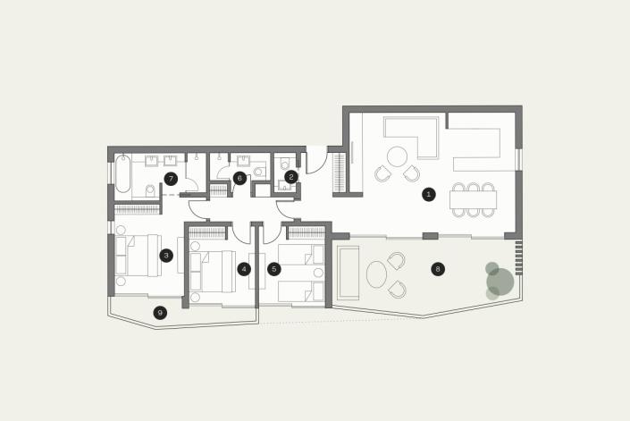 Image No.4-Appartement de 3 chambres à vendre à Akrounta