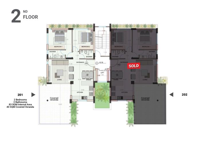 Image No.9-Appartement de 2 chambres à vendre à Universal