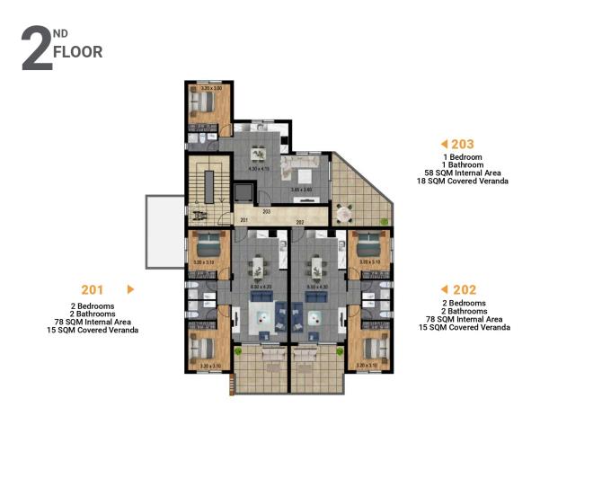 Image No.6-Appartement de 1 chambre à vendre à Parekklisia