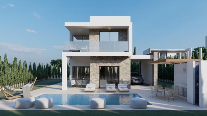 Image No.1-Villa de 3 chambres à vendre à Agios Georgios
