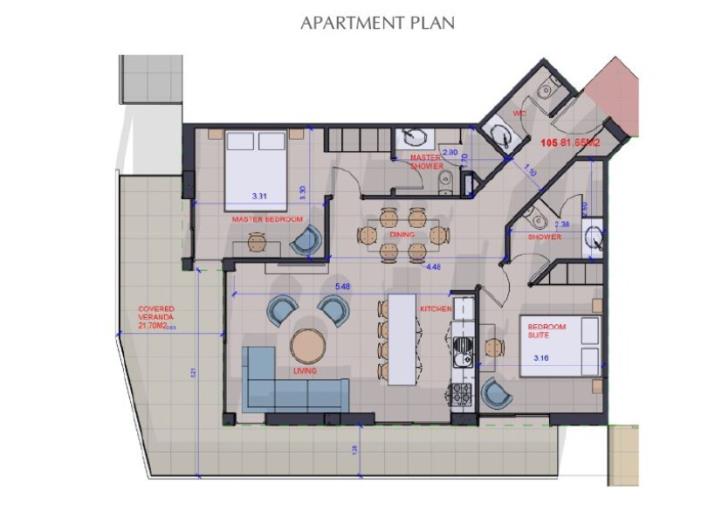 Image No.6-Appartement de 2 chambres à vendre à Chlorakas