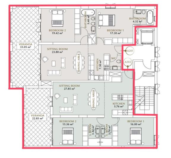 Image No.24-4 Bed Apartment for sale