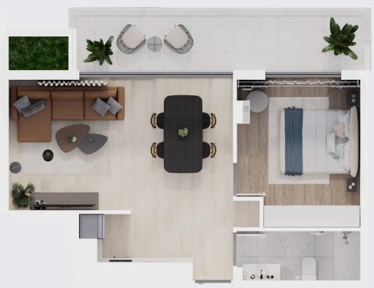 Image No.4-Appartement de 1 chambre à vendre à Leivadia