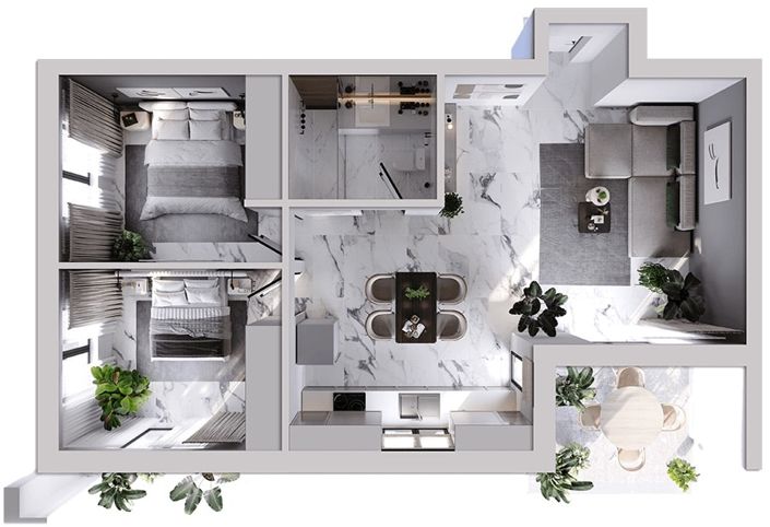 Image No.22-2 Bed Apartment for sale