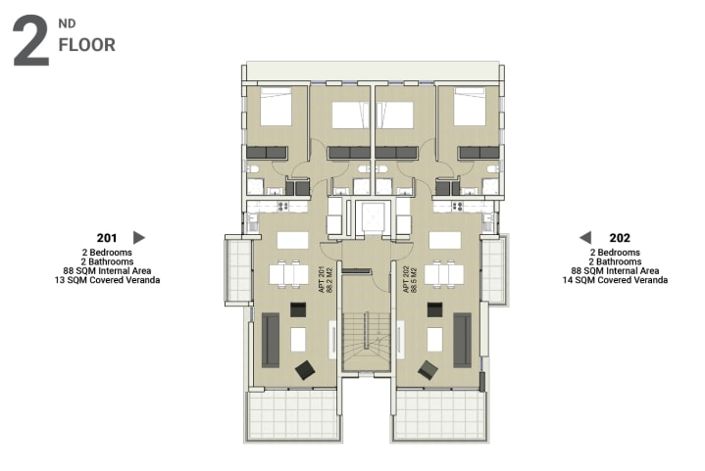 Image No.8-Appartement de 2 chambres à vendre à Larnaca