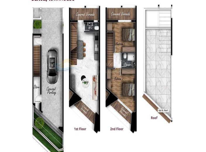 Image No.16-2 Bed Townhouse for sale