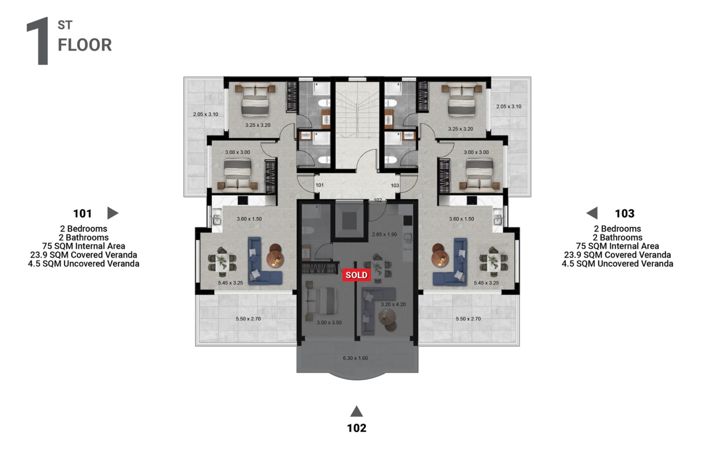 Image No.17-2 Bed Apartment for sale