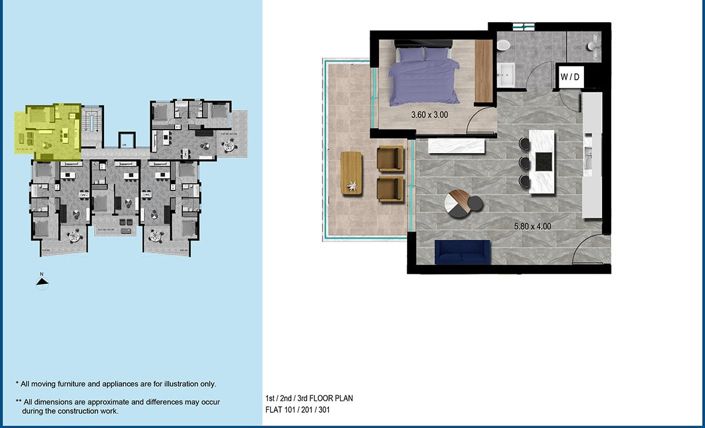 Image No.9-1 Bed Apartment for sale