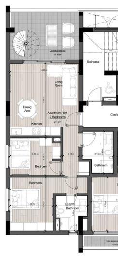 Image No.7-Appartement de 2 chambres à vendre à Neapolis