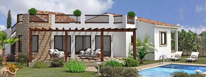 Image No.1-Villa de 3 chambres à vendre à Chypre