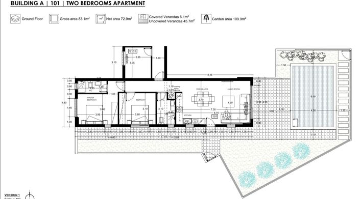 Image No.1-Appartement de 2 chambres à vendre à Limassol