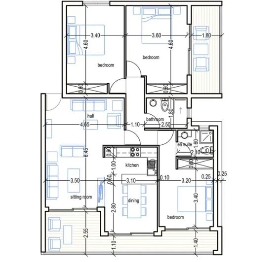 Image No.16-3 Bed Apartment for sale