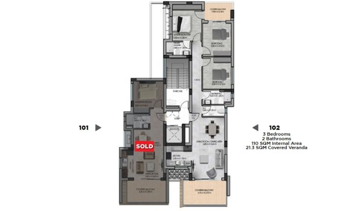 Image No.5-3 Bed Apartment for sale