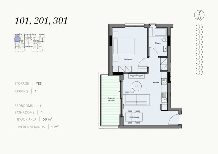 Image No.22-1 Bed Apartment for sale